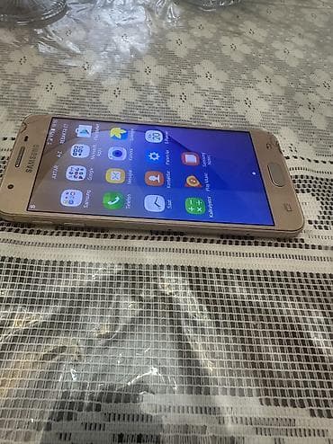samsung notebook: Samsung Galaxy J5 Prime, 16 GB, rəng - Qızılı, İki sim kartlı — 1