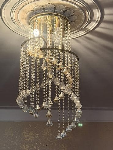 selale: Çılçıraq, 6 lampa, Xrustal — 5