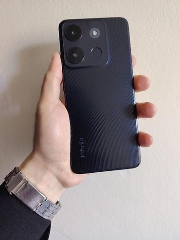 ipohone 7: Infinix Smart 7, 64 GB, rəng - Qara, Face ID — 3