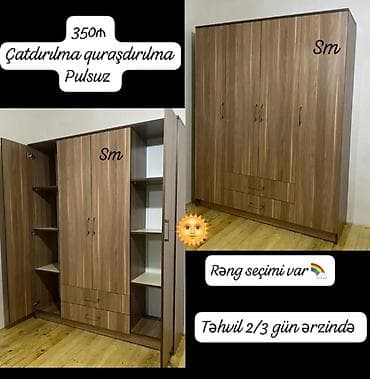 4 qapili niva satisi: Yeni, 4 qapılı, Siyirməli, Rəngli, Digər material, Açılan, Düz dolab — 1