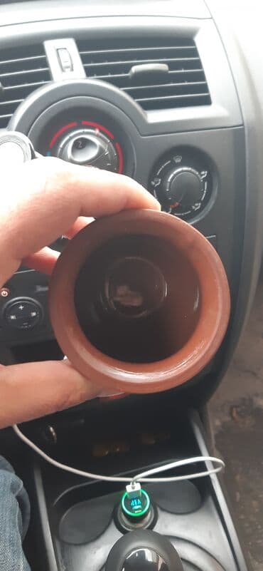 ət balta: Kiçik ölçülü gil küp - Material: təbii qırmızı gil, sobalanmış - — 3