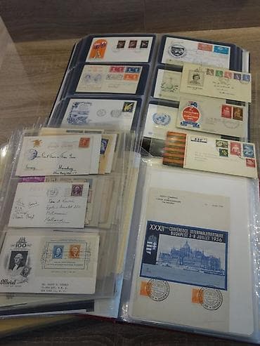 Filateliya toplusu – zərf və markalı poçt tarixçəsi albomları