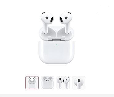 Simsiz (Bluetooth) Qulaqcıqlar, Apple, rəng - Ağ