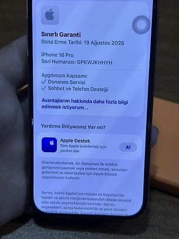 watt pro: IPhone 16 Pro, 128 GB, Qızılı — 9