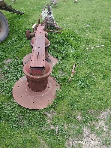 r line volkswagen: İki barabanlı otbiçən (diskli baraban biçən) – traktor asqısına — 2