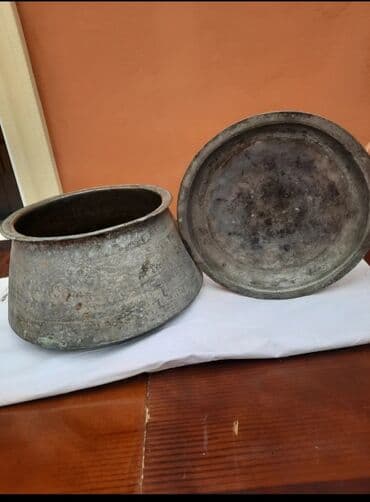 ziynət əşyaları: 1956 ci ilin mis qazanı, mis kəpkiri və mis qapağı — 6