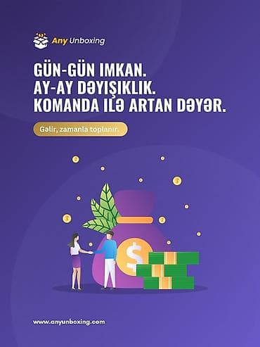 AnyUnboxing – onlayn qazanc və unboxing təcrübəsi platforması — 4