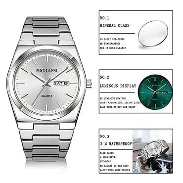 əl saat: Qol saatı, rəng - Gümüşü — 7