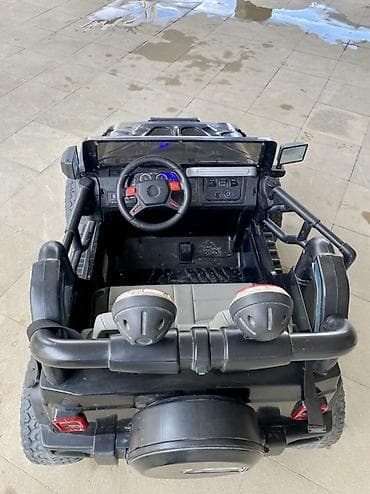 king kong 8: Uşaq üçün elektrikli off-road maşın – Jeep üslubunda, qara rəng. 2 — 4