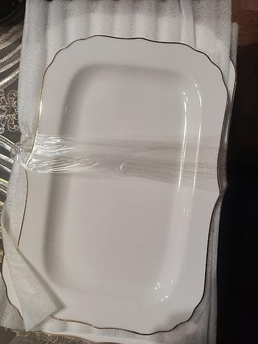 servislər: Nahar dəsti, rəng - Bej, Farfor, 12 nəfərlik — 2