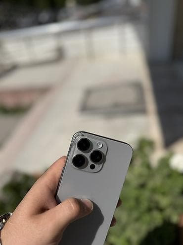 ikinci el iphone 5 s: IPhone 15 Pro Max, 256 GB, Gümüşü, Sənədlərlə, Face ID, Simsiz şarj — 1