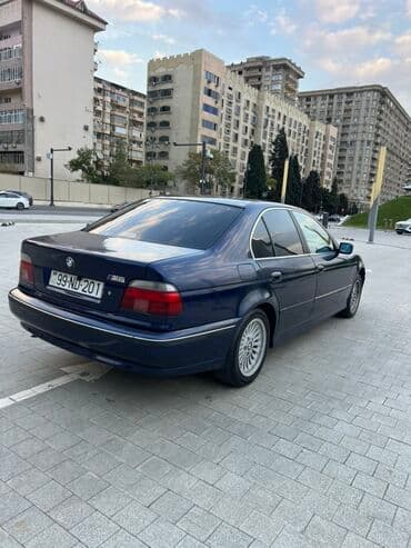 bmw 3 серия 325ix kat: BMW 5 Series sedan (E39 kuzov). Tünd mavi rəng, 4 qapı, arxa — 7