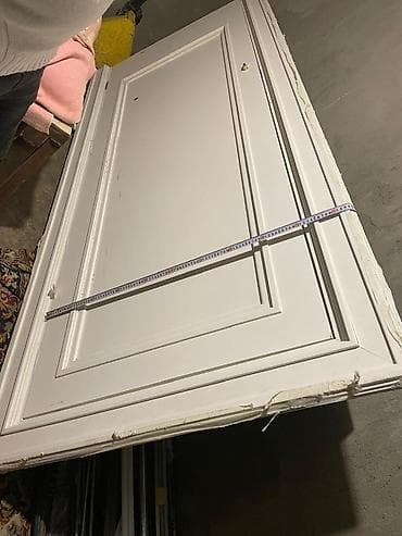 qapi ceftesi: Ağ rəngli dekorativ MDF panel/qapı üzü - Klassik panelli dizayn — 3