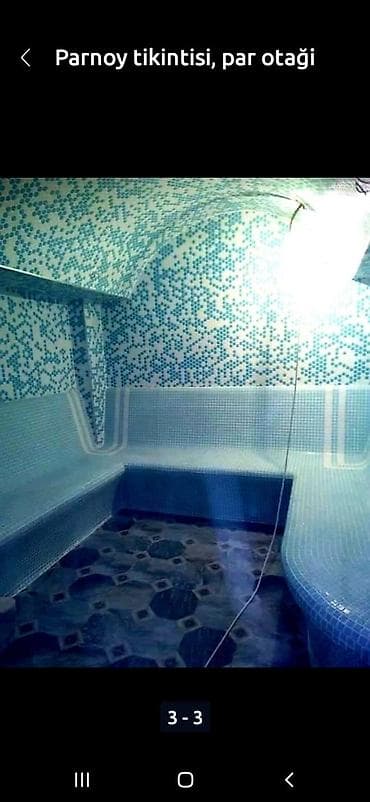 baki qebele avtobus: Xidmət: Parnoy (buxar otağı) və hamam-sauna tikintisi — 2