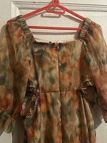 Trendyoldan alinmish, ancaq 1 defe geyinilmis don 42 olcu, L/XL midi — 2