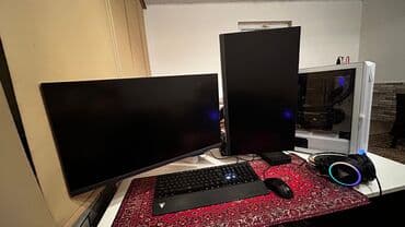 vətən komputer: 1800 azn 2x 27 inc monitor, 180 hz, 10 bit, İPS, + PASTAFKA — 8