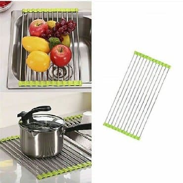 od sonduren balon: Açılıb yığılan paslanmaz demir altlıq — 1