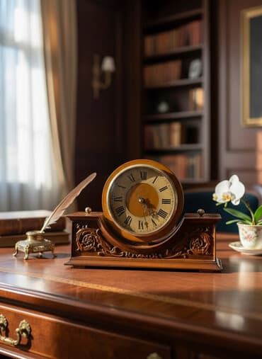 divar saatlari 2019: Masaüstü saatlar, Mexaniki, Mayatnik — 1