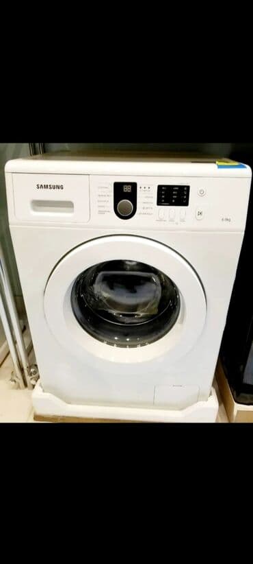 paltar yuyan maşın təzə: Paltaryuyan maşın Samsung, 6 kq, İşlənmiş, Avtomat, Ünvandan götürmə — 1