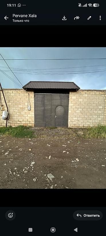 mawtagada kiraye evler: Həyət evi satılır – daş hasarla çevrili həyət və qapalı darvaza. 70 — 1