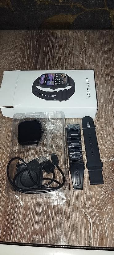 Smart saat, Smart, Sensor ekran, rəng - Qara lalafo.az -da Smart saat, Smart, Sensor ekran, rəng - Qara