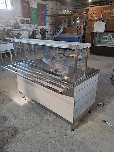 Restoran, kafe avadanlığı: Paslanmayan poladdan hazırlanmış isti yemək vitrin-bufeti - Təyinat — 2