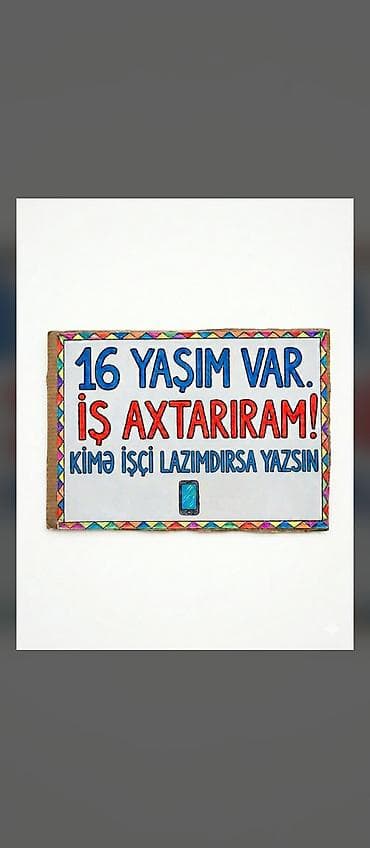 model isi axtariram: Ofisiant, Kişi, 16 yaş, Təcrübəsiz — 1