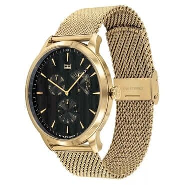 el fecr saat: İşlənmiş, Qol saatı, Tommy Hilfiger, rəng - Qızılı — 2