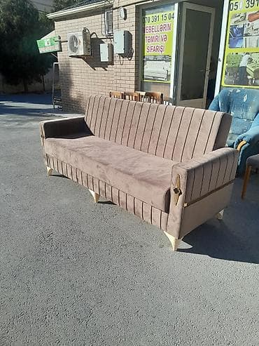 qonaq mebel: Divan, Açılmayan, Bazasız, Vеlur parça — 2