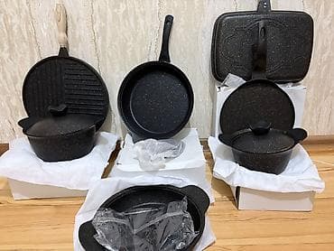 qab dəsti: Rəng - Qara, Qranit — 2