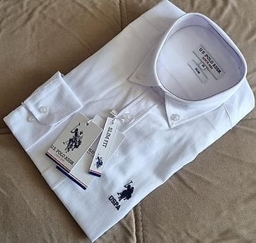 Cinslər: Köynək, U.S. Polo Assn, M, rəng - Ağ — 2