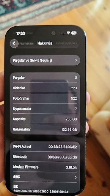 apple macbook pro 16: IPhone 15 Pro, 256 GB, Black Titanium, Simsiz şarj — 7