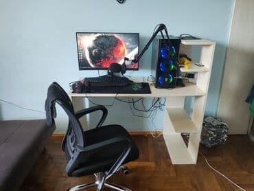 столы из мрамора: Gaming/streaming masa dəsti – tam komplekt - Güclü stasionar PC: Ana — 3