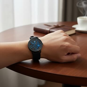 Unikal dizaynlı kişilər üçün qol saatı - Mexanizm: Kvars (Quartz) -