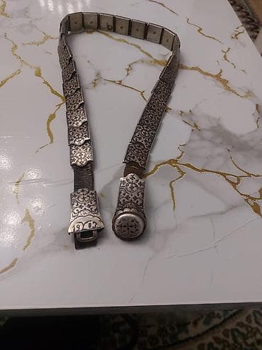 Məhsul: Milli naxışlı metal kəmər (antique üslub) Təsvir: - Klassik
