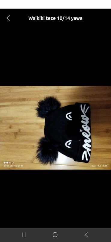 женские трикотажные комбинезоны: LC Waikiki qız uşağı üçün papaq - Ölçü: 10–18 yaş üçün uyğundur — 1