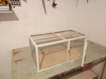 xamyak qəfəs: Dovşan,hamster,şinşila,bildirçin,cücə,xamyak,pişik,quş ve s kimi ev — 2