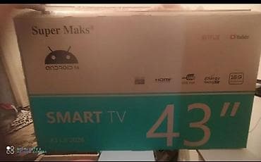 Smart tv 109 ekran kart yeri daxili krosno var