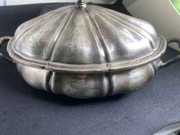 Sup qabları, 1 əd, rəng - Gümüşü, Metal