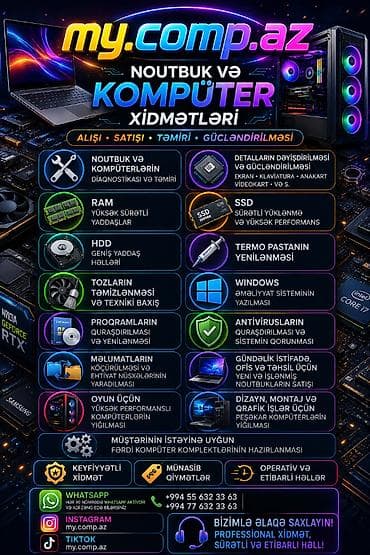 Salam! my.comp.az-a xoş gəlmisiniz. Noutbuk və kompüterinizdə problem — 2
