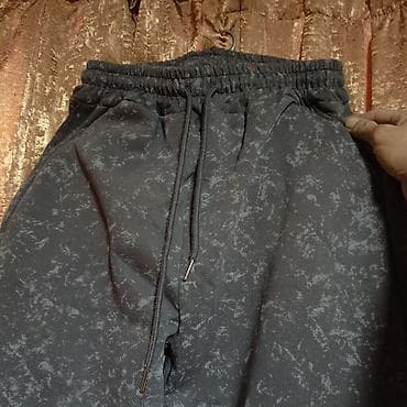 dəst kostyum: Qara-boz rəngli idman kostyumu (jaket + şalvar) - Rəng/naxış: tünd — 1