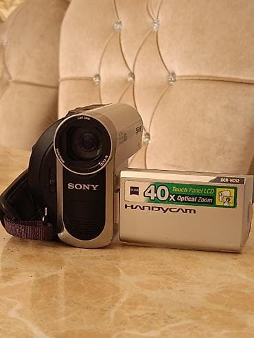 canta satışı: Sony Handcam Japan Orginal 40x optical zoom Problemi yoxdur Adapter — 1