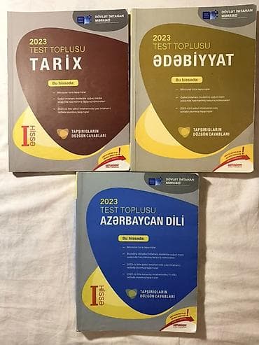 2023 Test Toplusu – Tarix, Ədəbiyyat, Azərbaycan dili (I hissə)