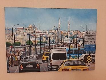 Rəsm əsəri Ölçü: 70×100 sm Kətan, akrilik boya Qiymət: 2000 AZN