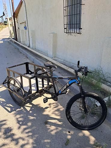 Yükdaşıma üçün üçtəkərli kargo velosipedi 26-lığ əla vəzyətdədir təzə
