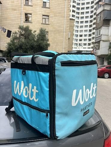 wolt sunka: Wolt çatdırılma çantası Yenisi 35 manat İşlənmiş 25 manat Skuter və — 2