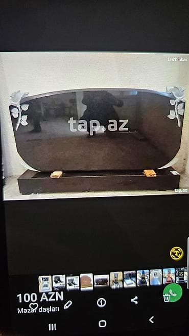 hərf: Qəbirüstü abidə və məzar daşlarının hazırlanması xidməti - — 8