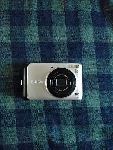 adapt: Canon fotoaparat. yaddaş kartı, batareya, adapter, kabro, qutusu var — 1