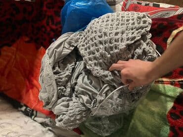 Qab-qacaq və mətbəx ləvazimatları: Divan üçün rəng - Boz Yataq örtüyü — 2