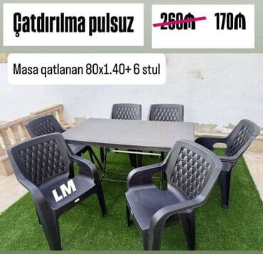 Plastik masa dəstleri📌 Türk istehsalı Ölçü və qiymət üzərlərində